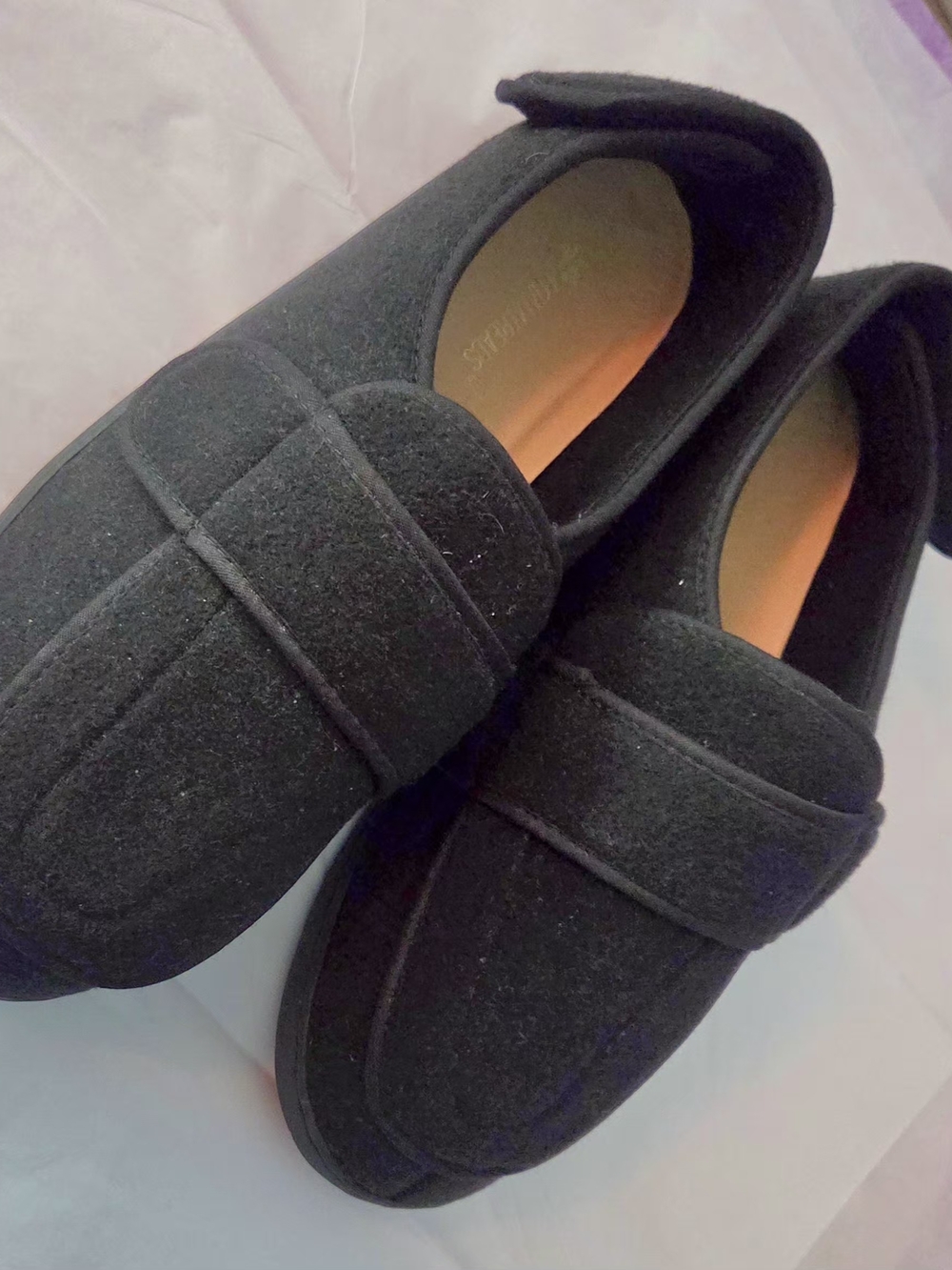 Mens Diabetic Shoes Slippers Wide Feet Edema Swollen House Shoes Foamtreads 11.5